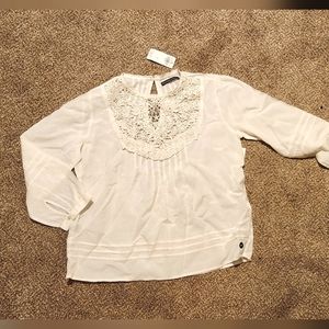 Boho peasant semi sheer!